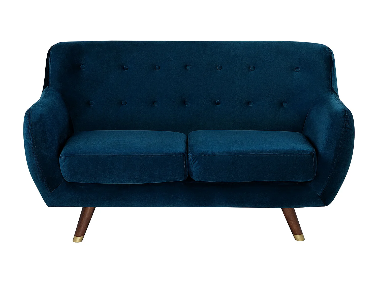 Bank BODO Fluweel Marineblauw 2-zitter