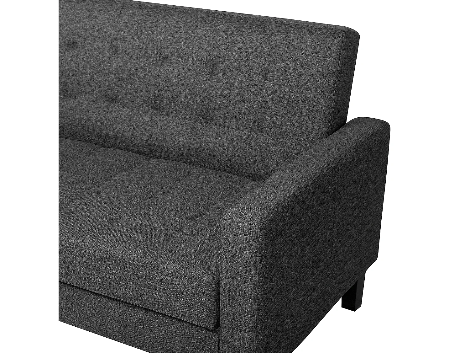 Sofa rozkładana VEHKOO Ciemnoszary dla 3 osób