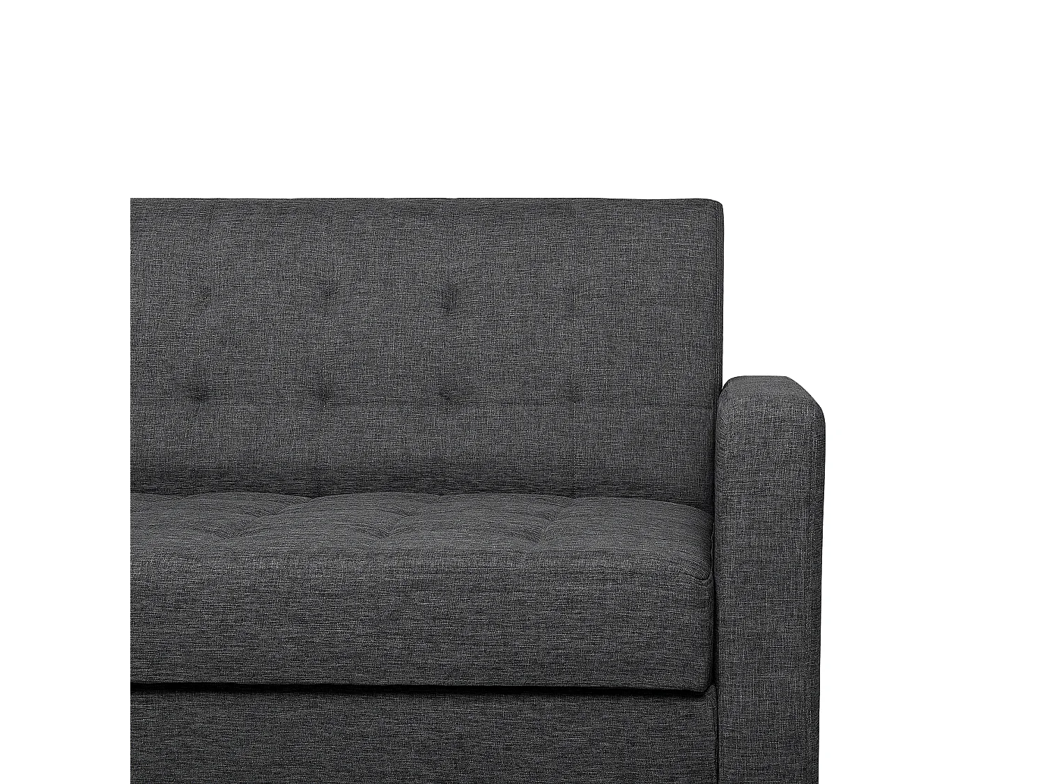 Canapé-lit 3 places VEHKOO Tissu Gris foncé