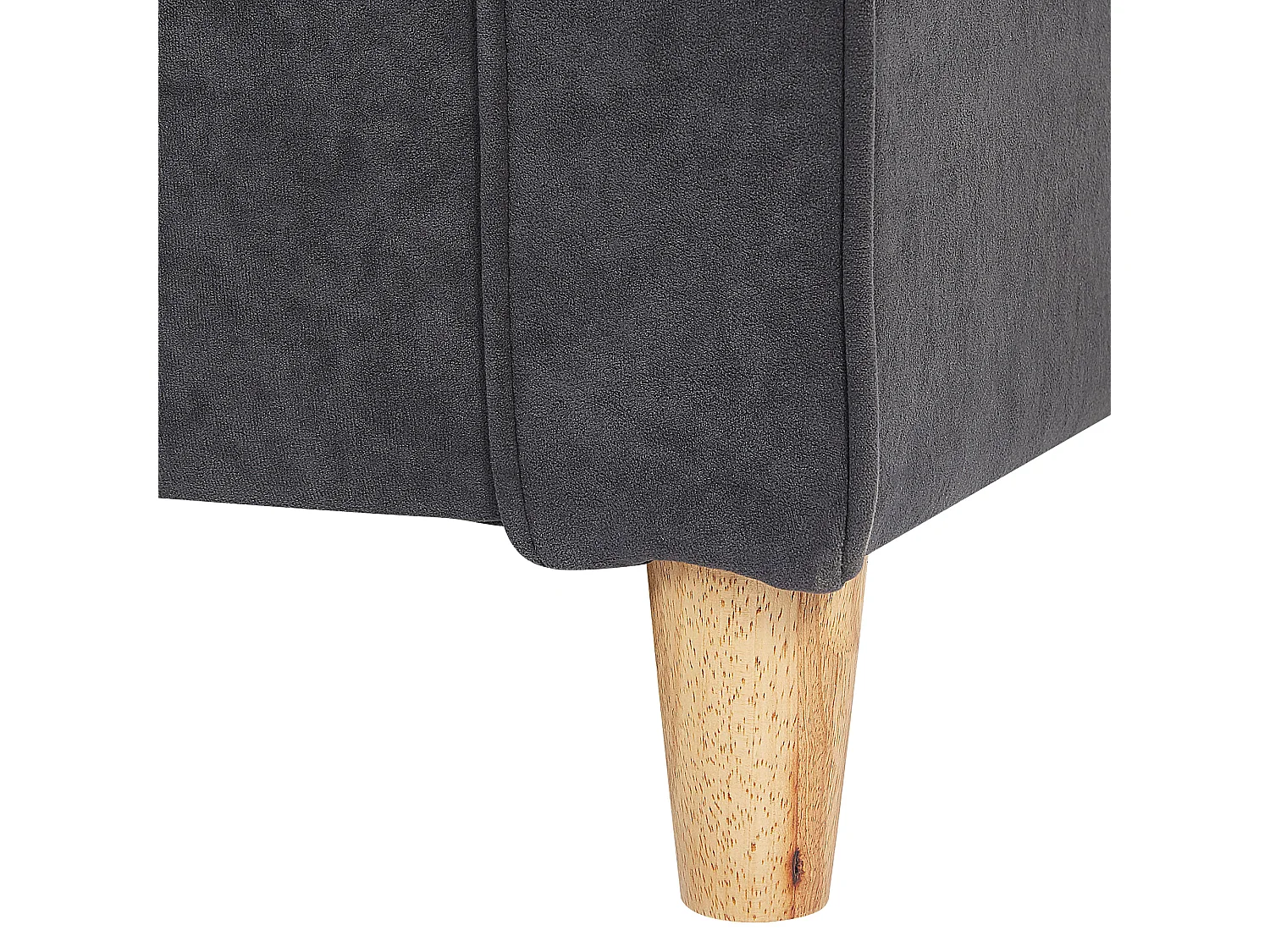 Canapé 3 places RONNEBY Velours Gris foncé