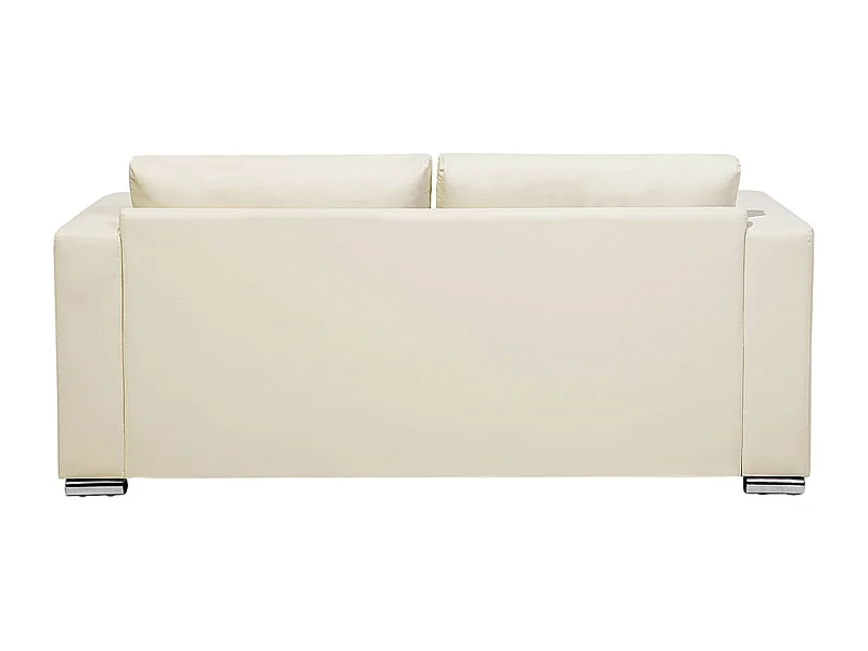 Klassisches Sofa Echtleder 3-Sitzer beige Helsinki