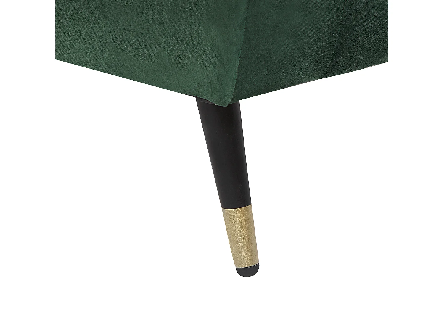 Canapé 3 places SLETTA Velours Vert foncé