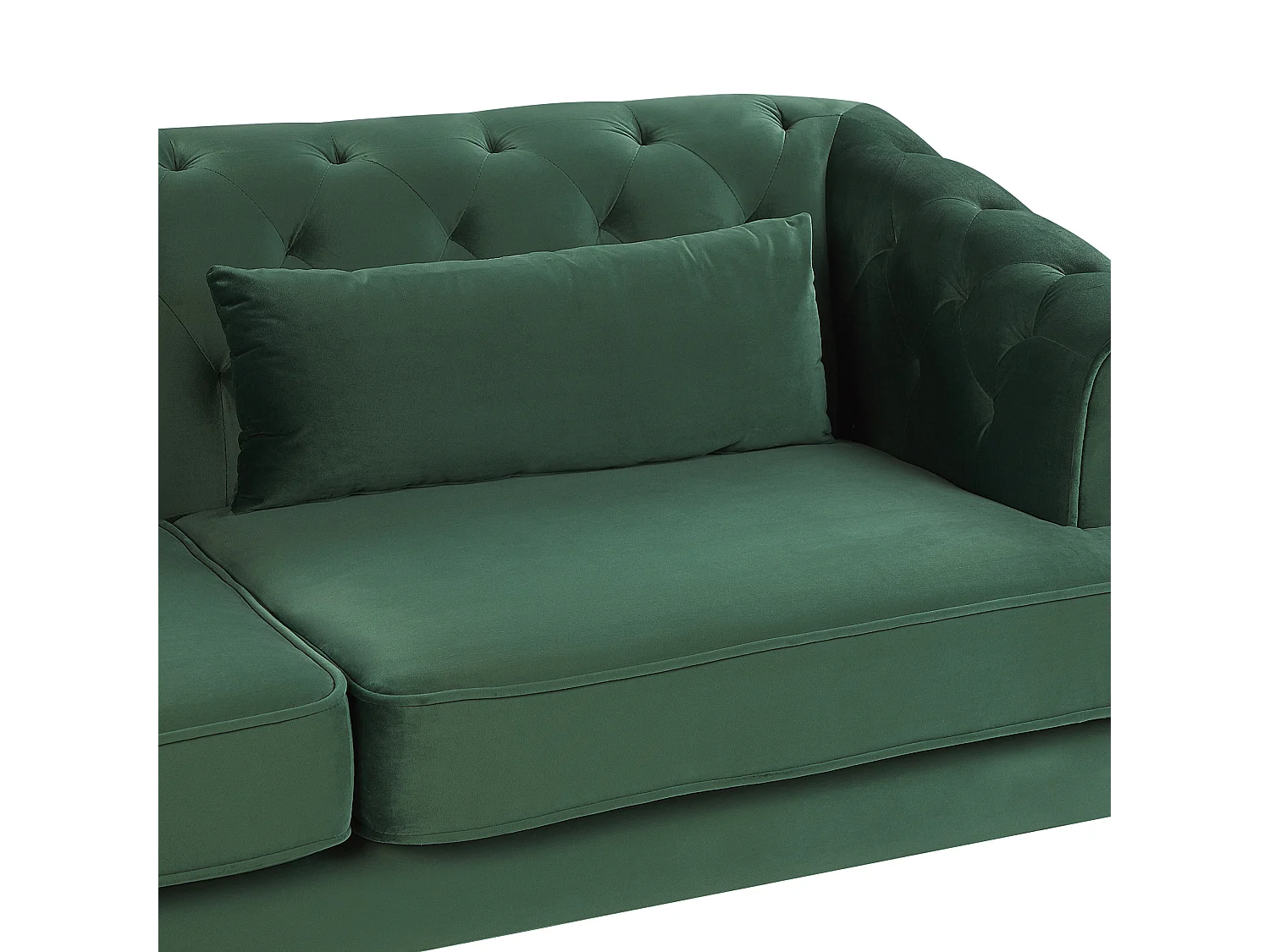 Bank SLETTA Fluweel Donkergroen 3-zitter