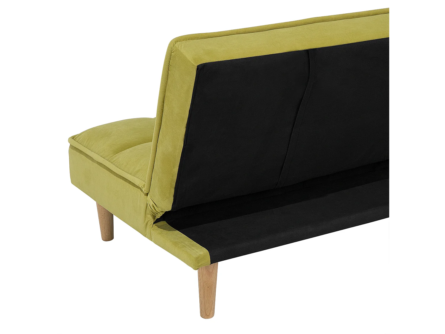 Canapé-lit 3 places SILJAN Tissu Vert olive