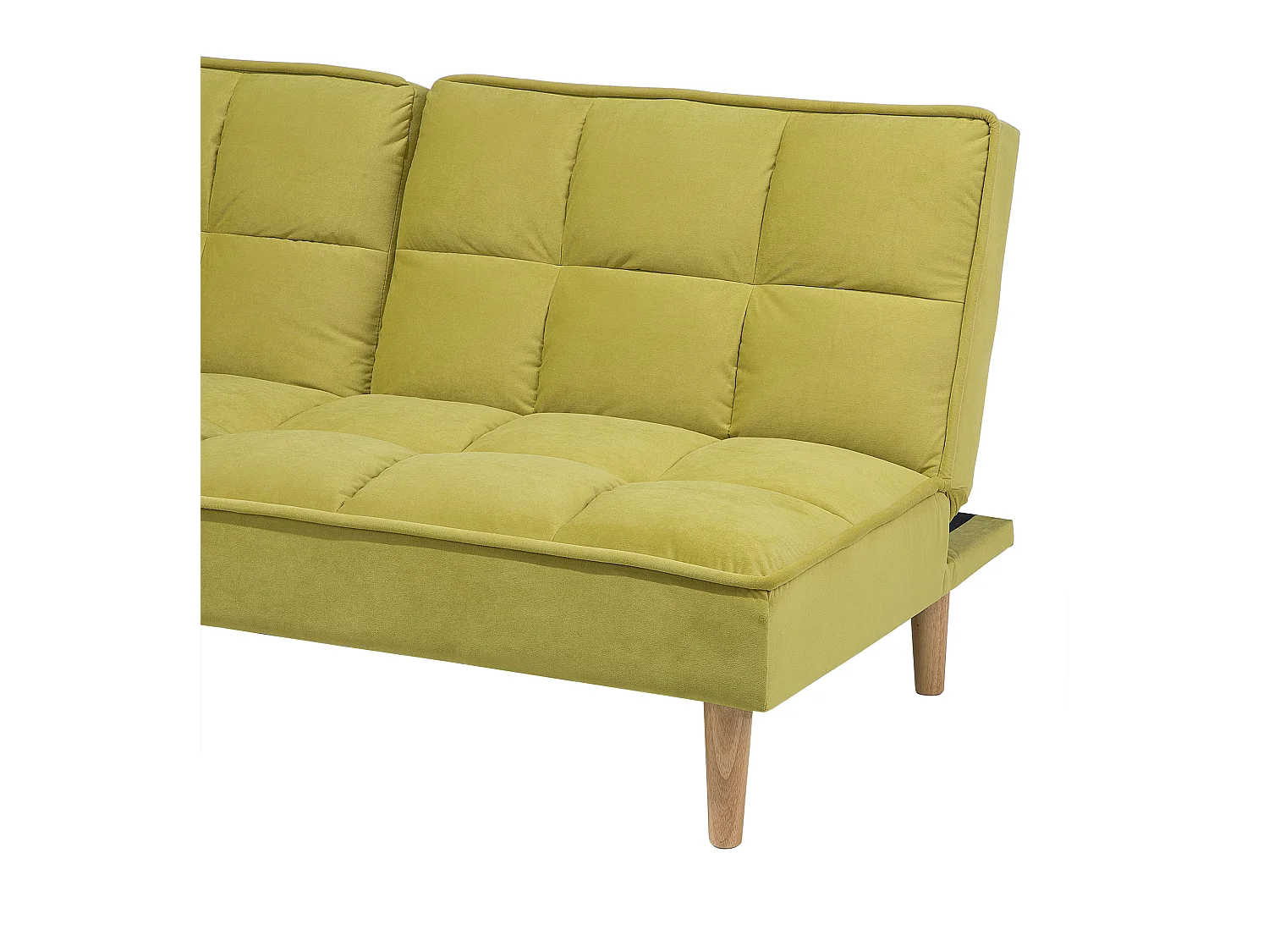 Canapé-lit 3 places SILJAN Tissu Vert olive