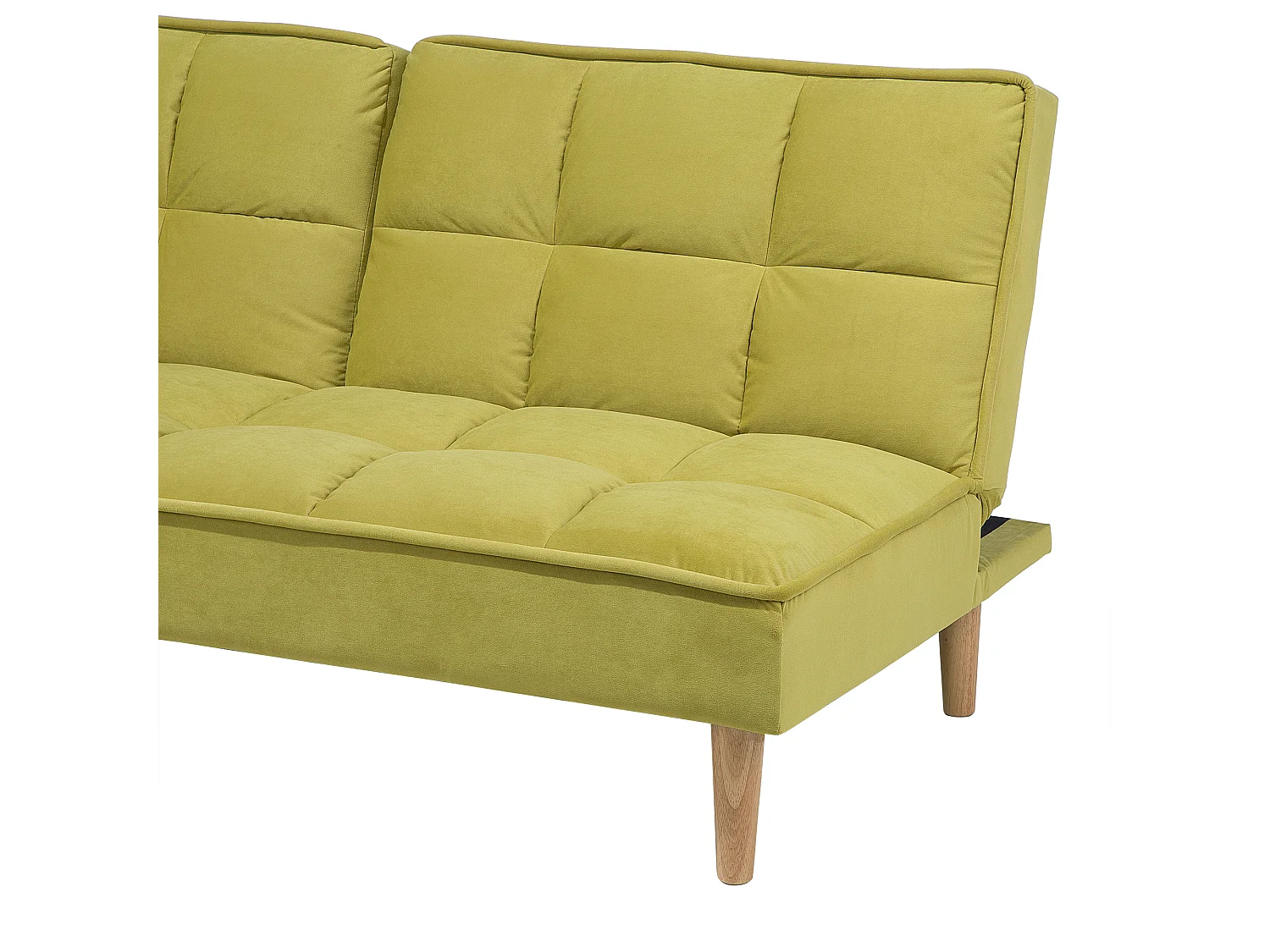 Canapé-lit 3 places SILJAN Tissu Vert olive