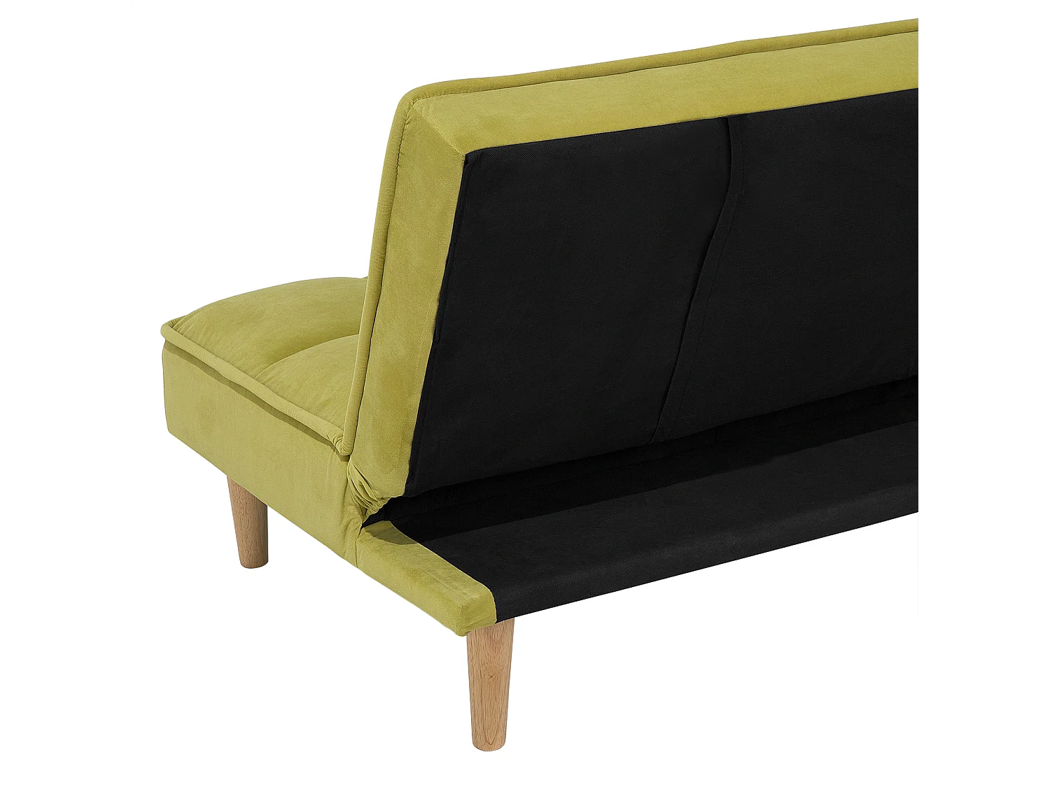 Canapé-lit 3 places SILJAN Tissu Vert olive