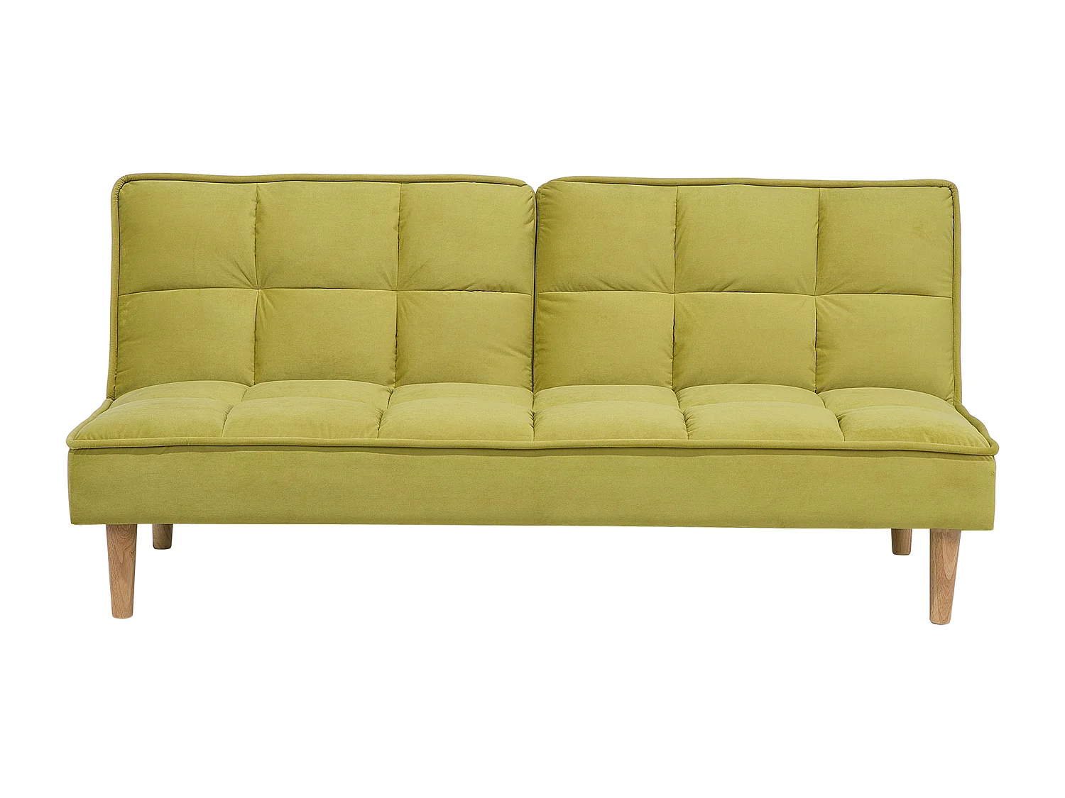 Canapé-lit 3 places SILJAN Tissu Vert olive