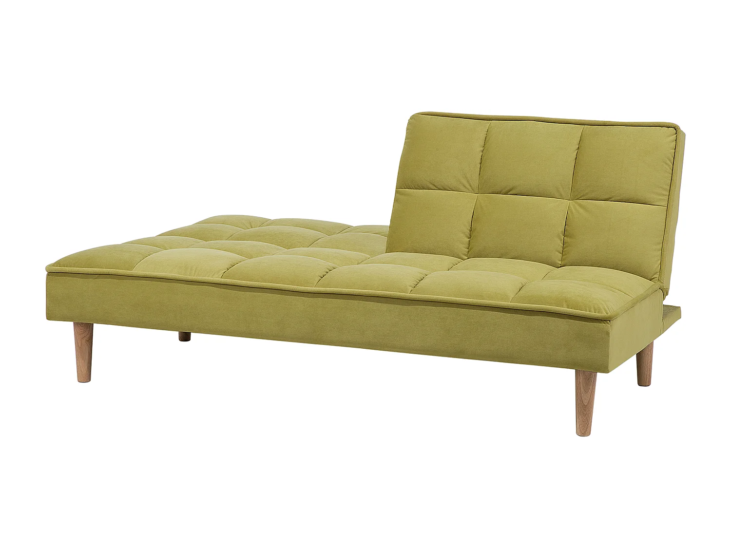 Canapé-lit 3 places SILJAN Tissu Vert olive