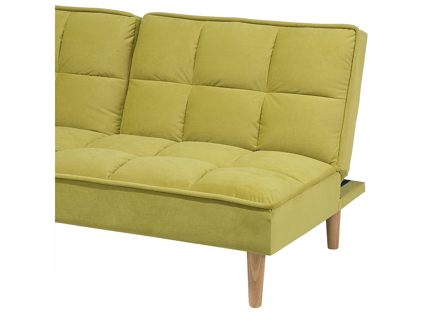 Canapé-lit 3 places SILJAN Tissu Vert olive