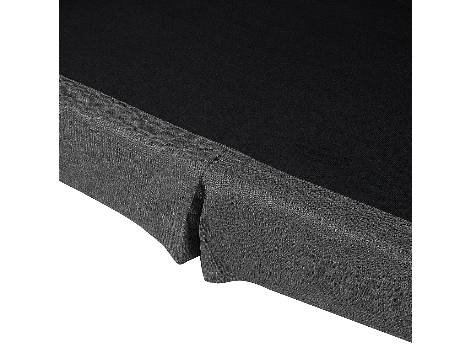 Divano GILJA Tessuto Grigio scuro 3 posti