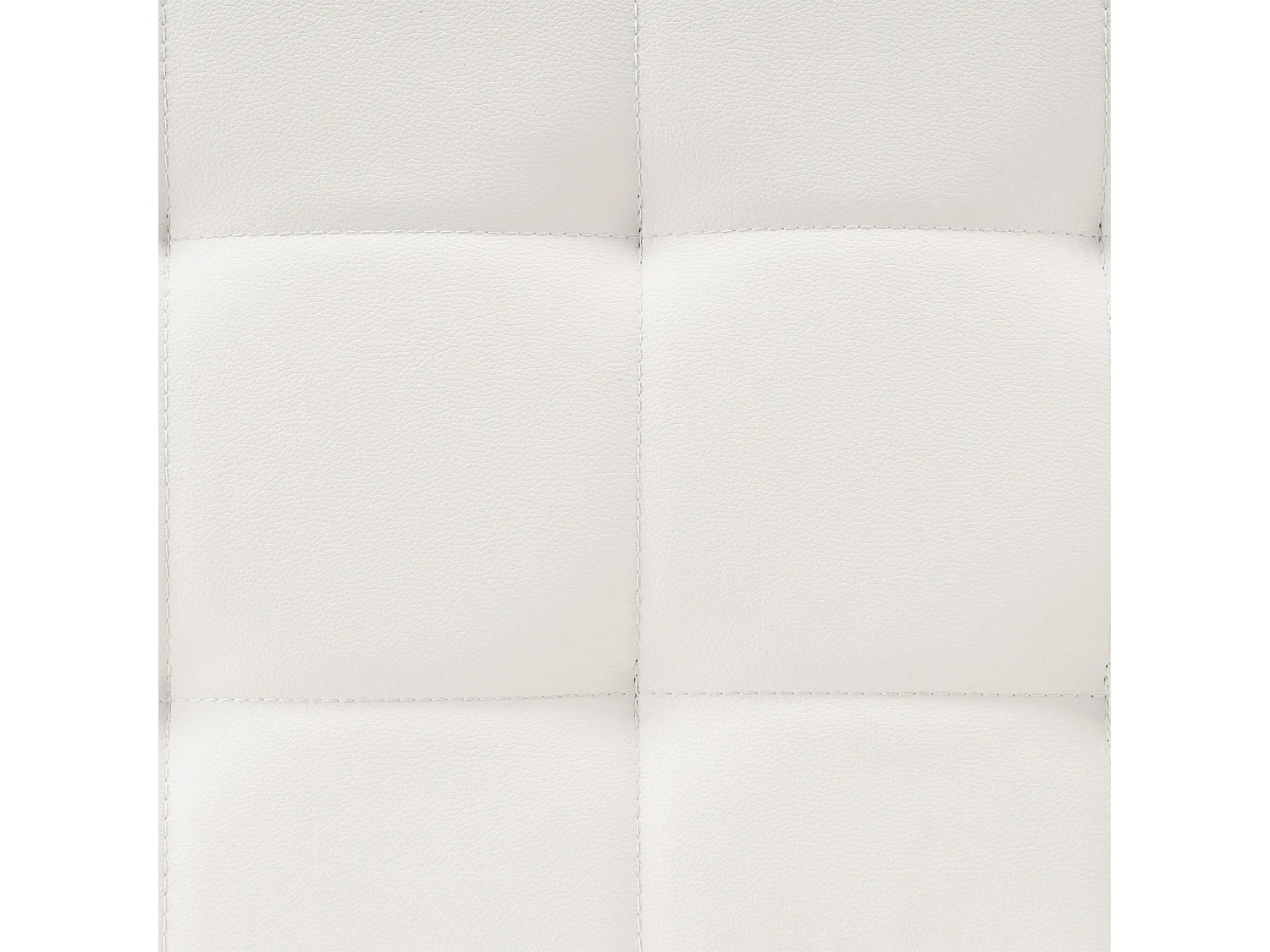 Canapé convertible clic-clac 3 places en simili cuir blanc ABERDEEN