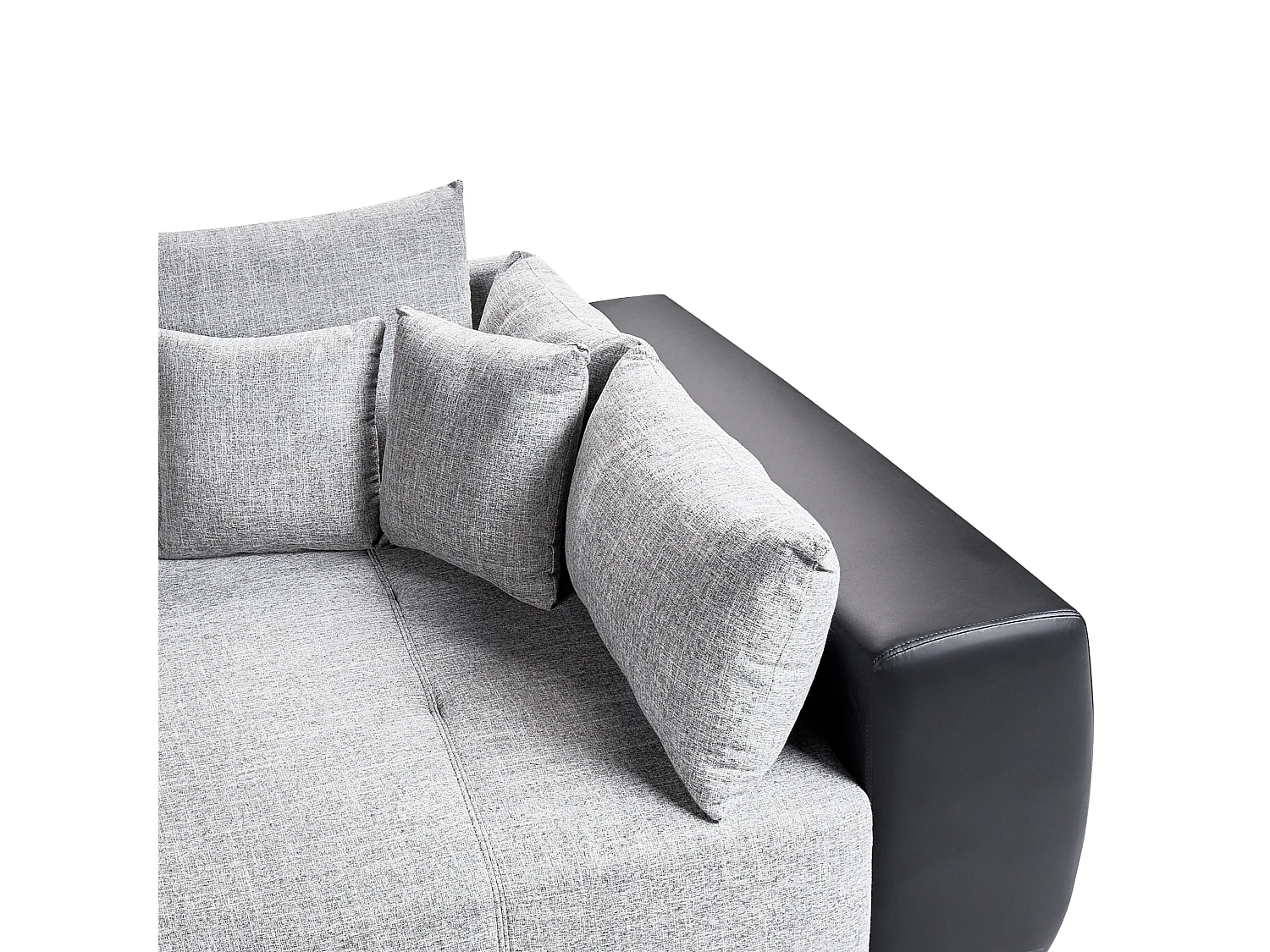 Bank TORPO Stof Grijs 4-zitter