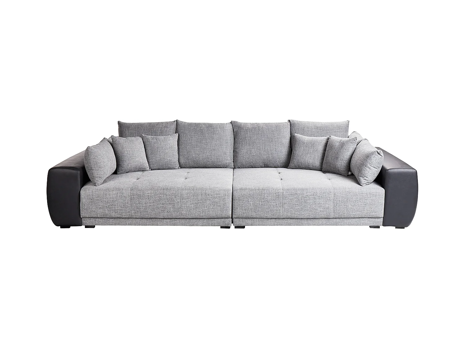 Canapé 4 places TORPO Tissu Gris