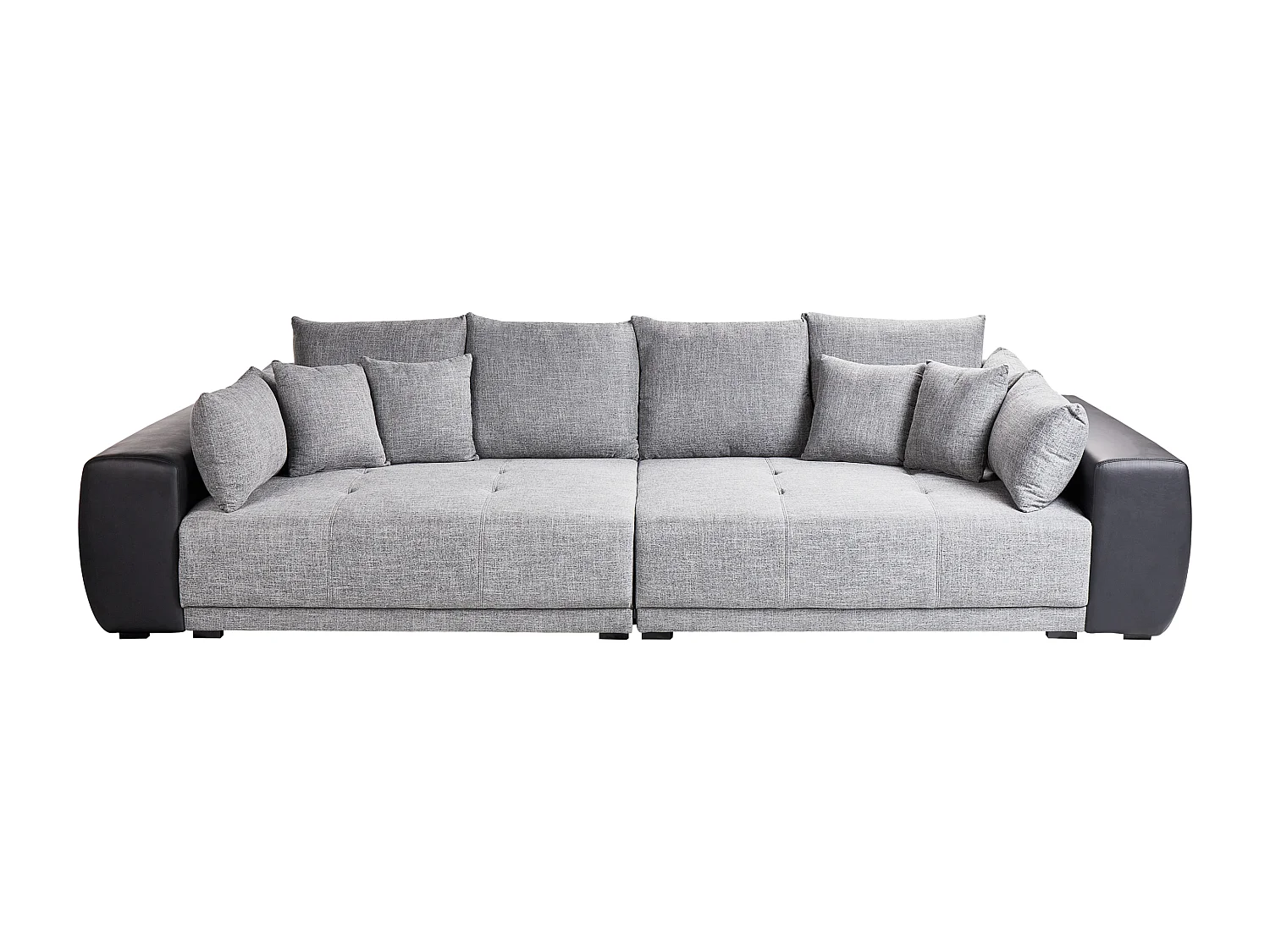 Canapé 4 places TORPO Tissu Gris