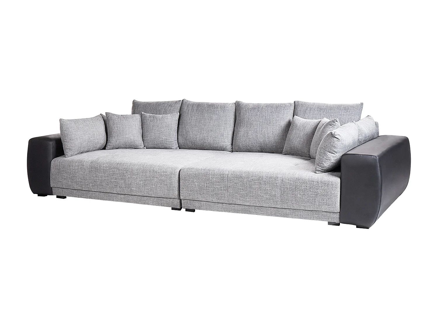 Canapé 4 places TORPO Tissu Gris