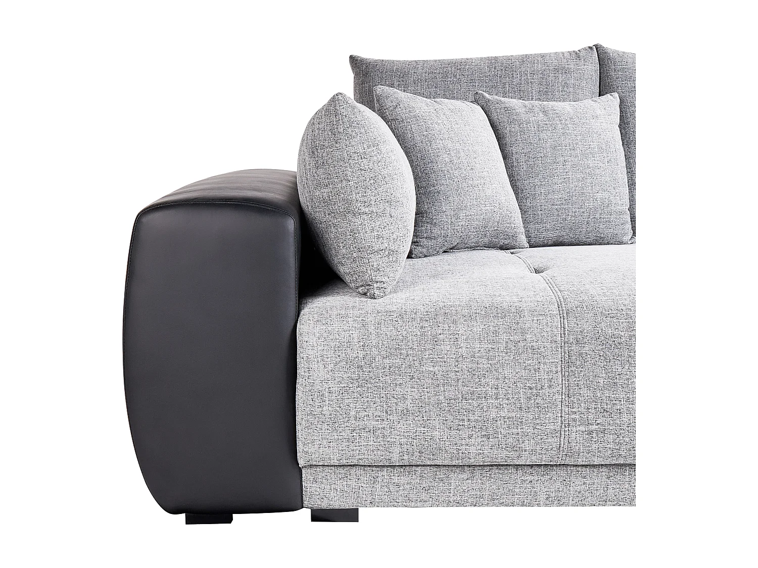 Bank TORPO Stof Grijs 4-zitter