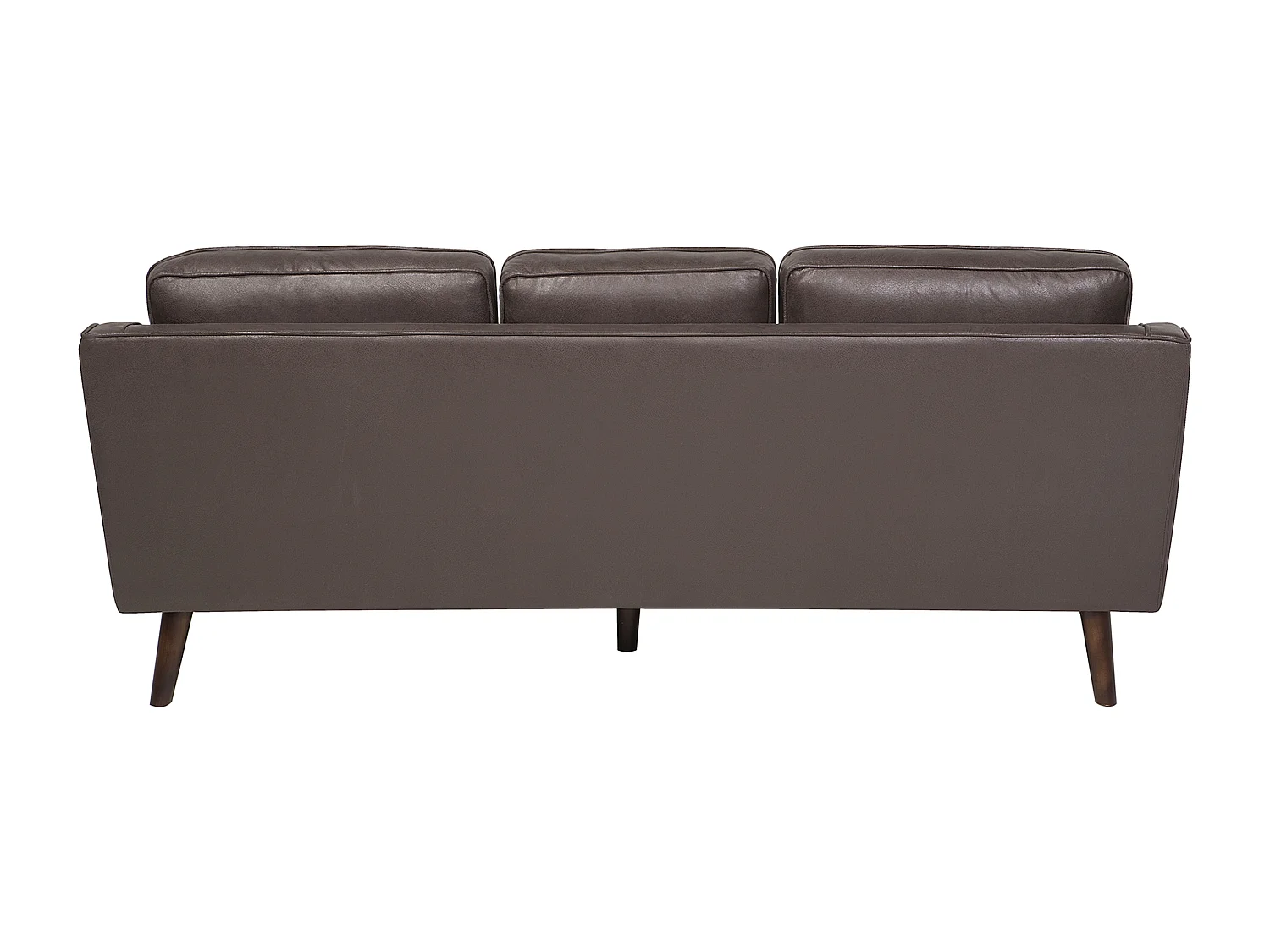 Canapé 3 places LOKKA Cuir PU Marron