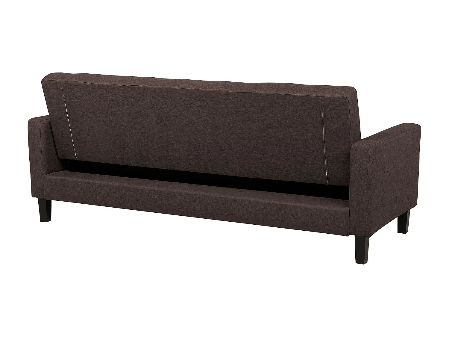 Canapé-lit 3 places VEHKOO Tissu Marron foncé