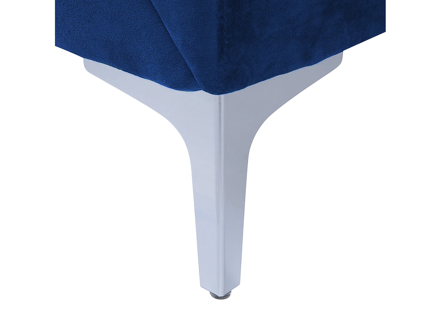 Sofá FENES Veludo Azul marinho 2 lugares