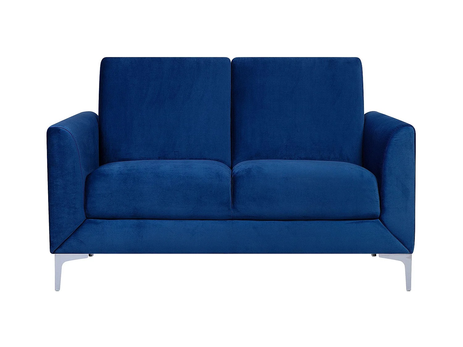 Bank FENES Fluweel Marineblauw 2-zitter