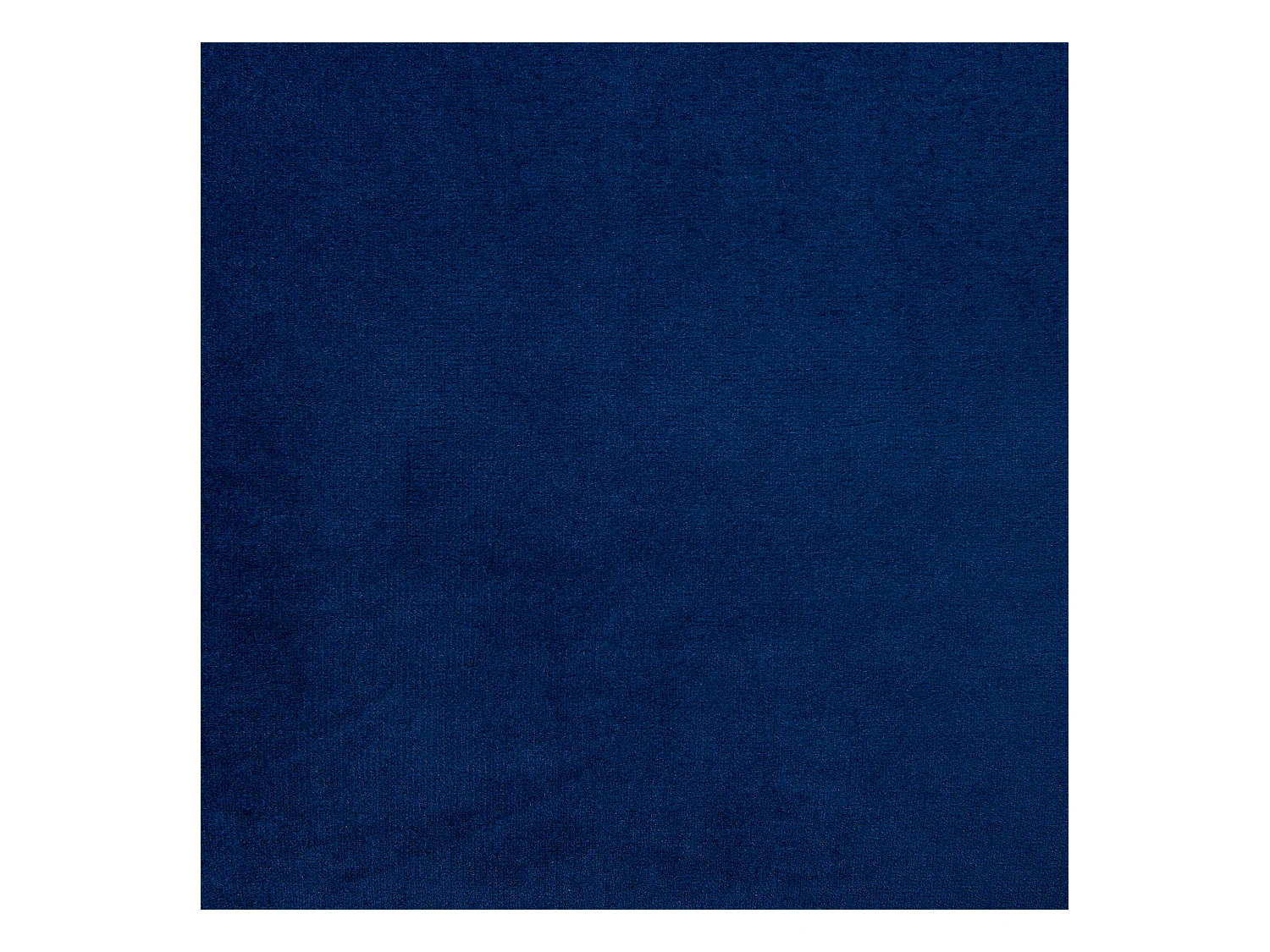 2-Sitzer Sofa Samt blau mit silbernen Metallfüßen dicke Sitzkissen Fenes