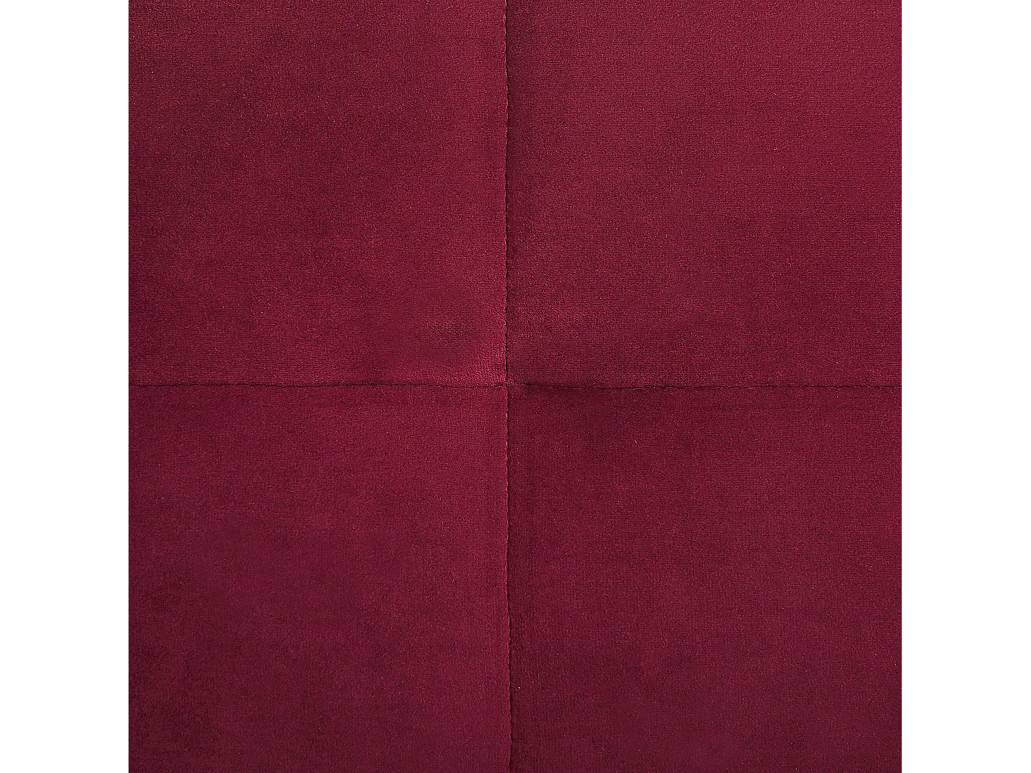 Bank FREDERICA Fluweel Donkerrood 3-zitter