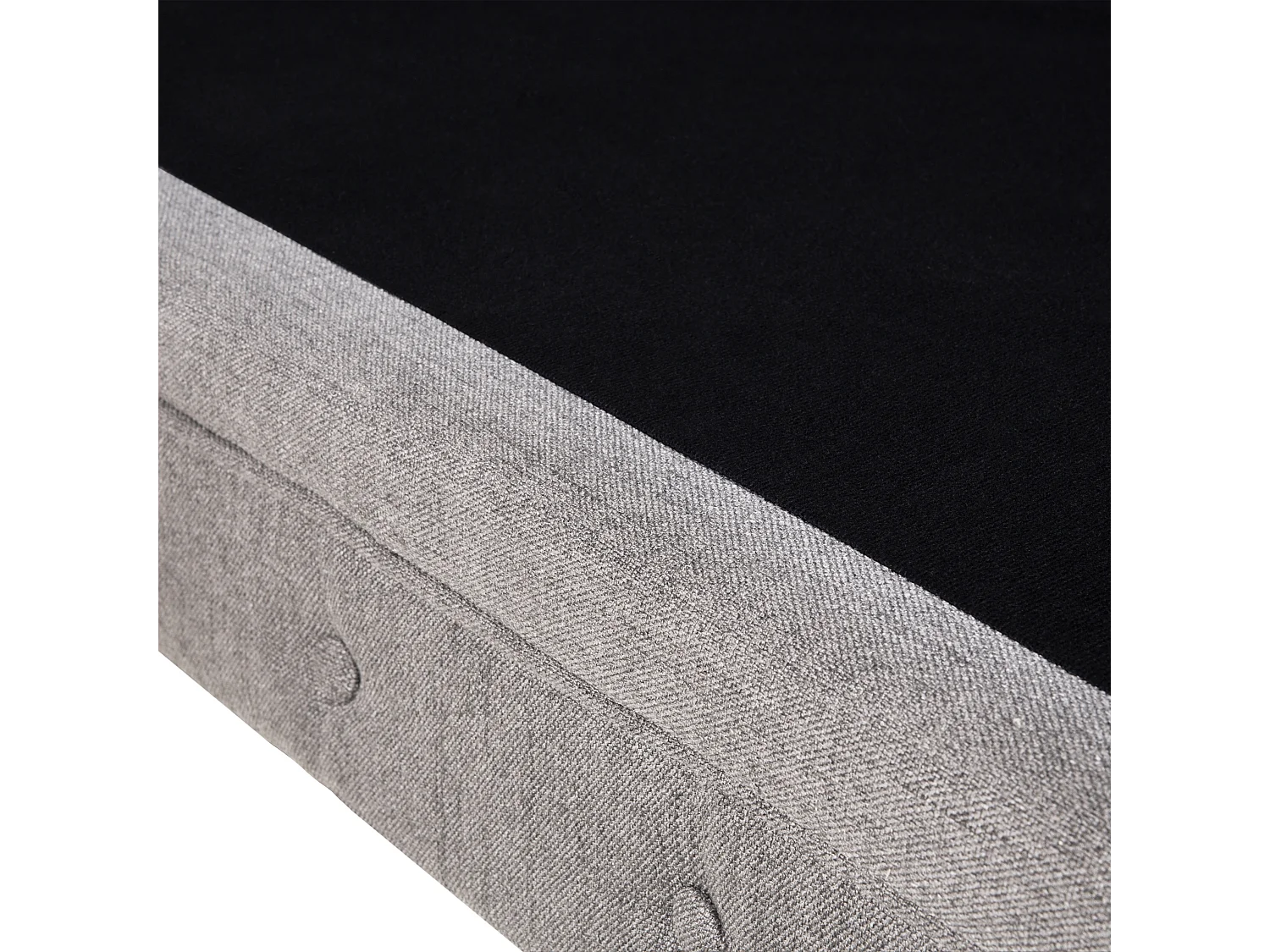 Divano CHESTERFIELD Tessuto Grigio chiaro 3 posti