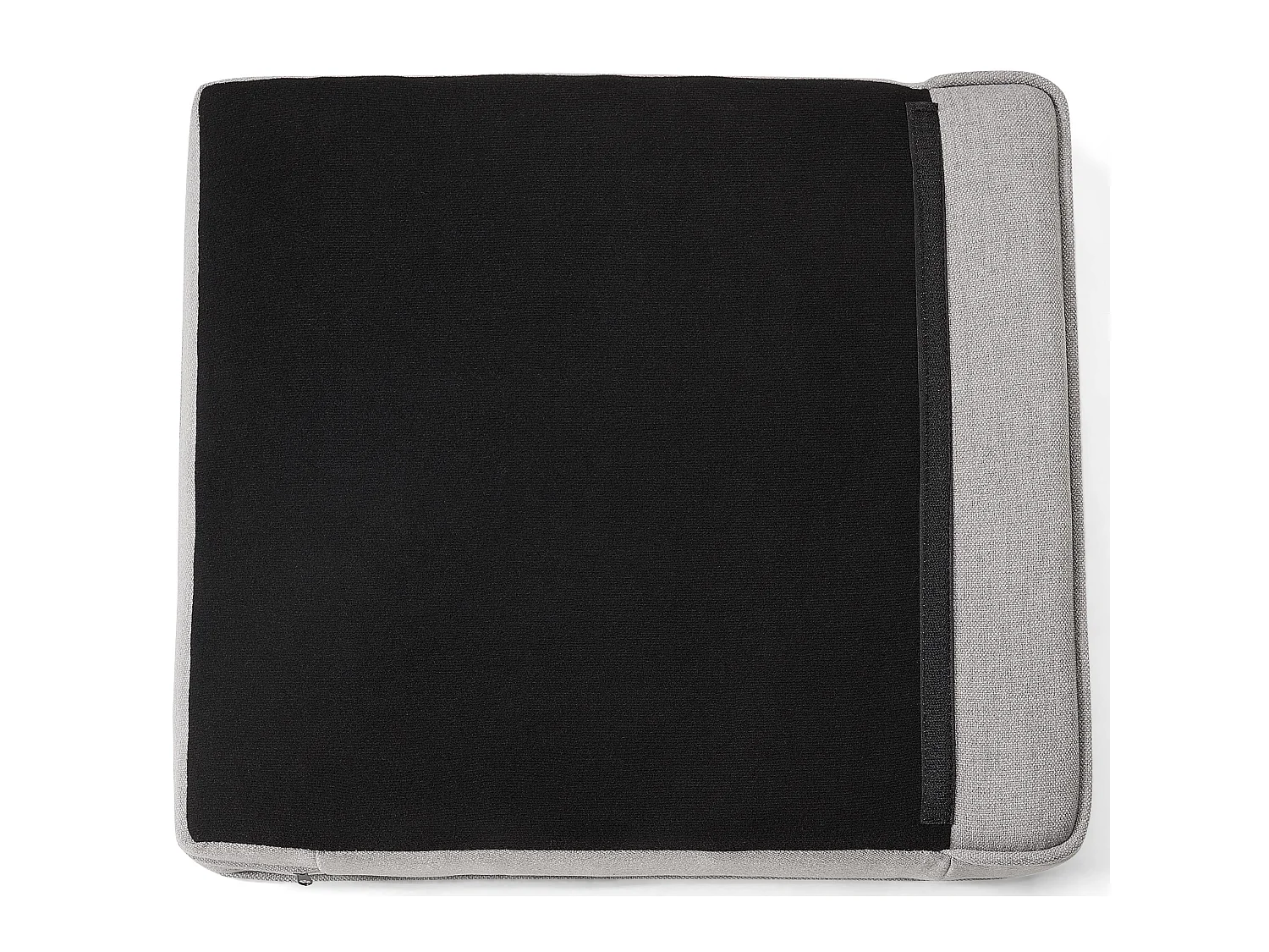 Canapé chesterfield 3 places en coton gris clair