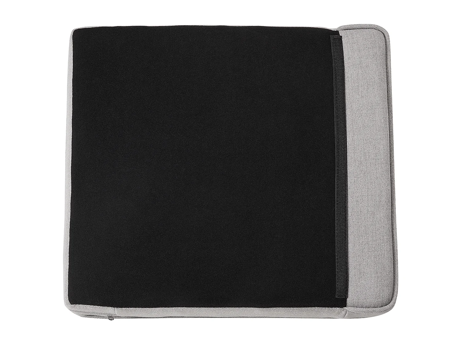 Canapé chesterfield 3 places en coton gris clair