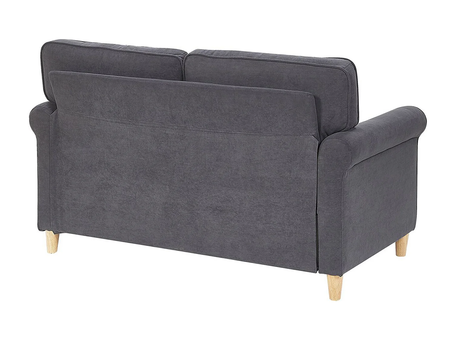 Canapé 2 places RONNEBY Velours Gris foncé