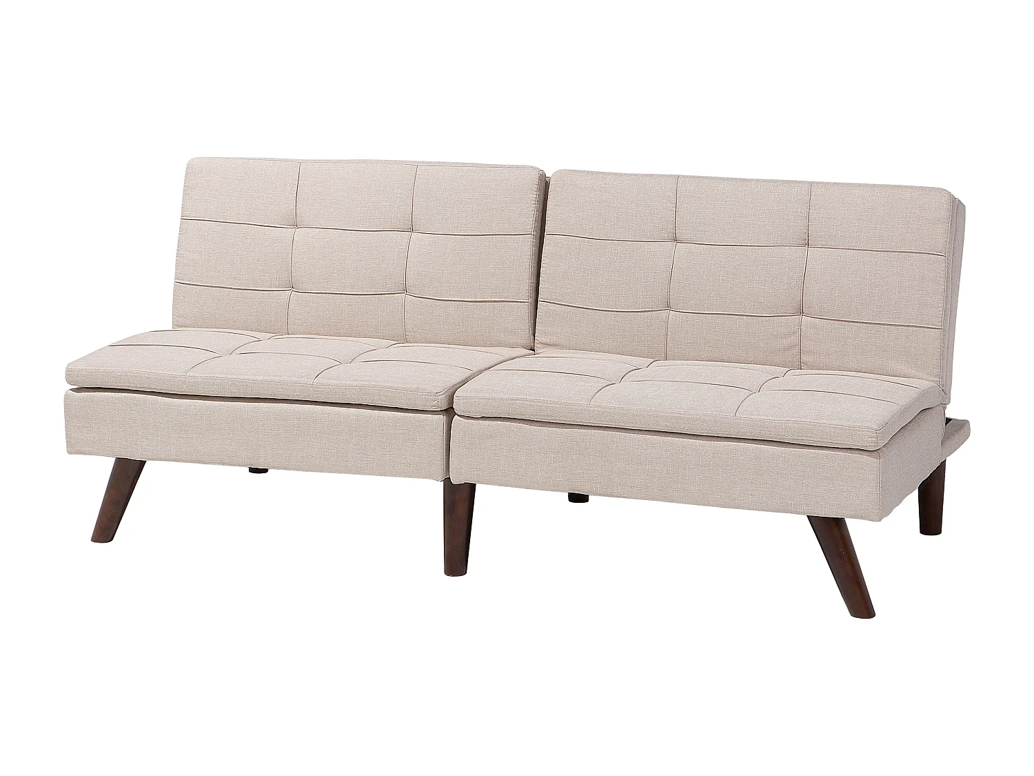 Slaapbank stof beige RONNE