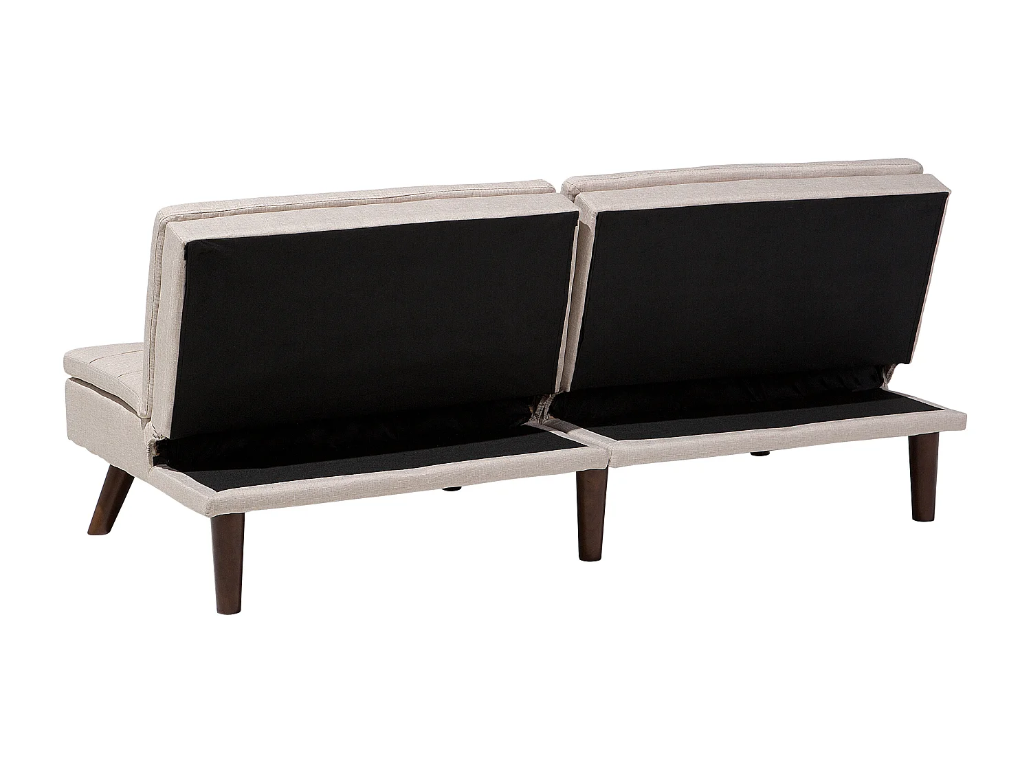 Slaapbank stof beige RONNE