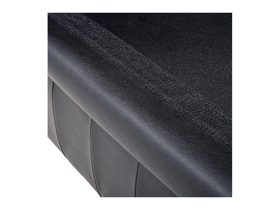 Sofá CHESTERFIELD Piel Negro 3 plazas