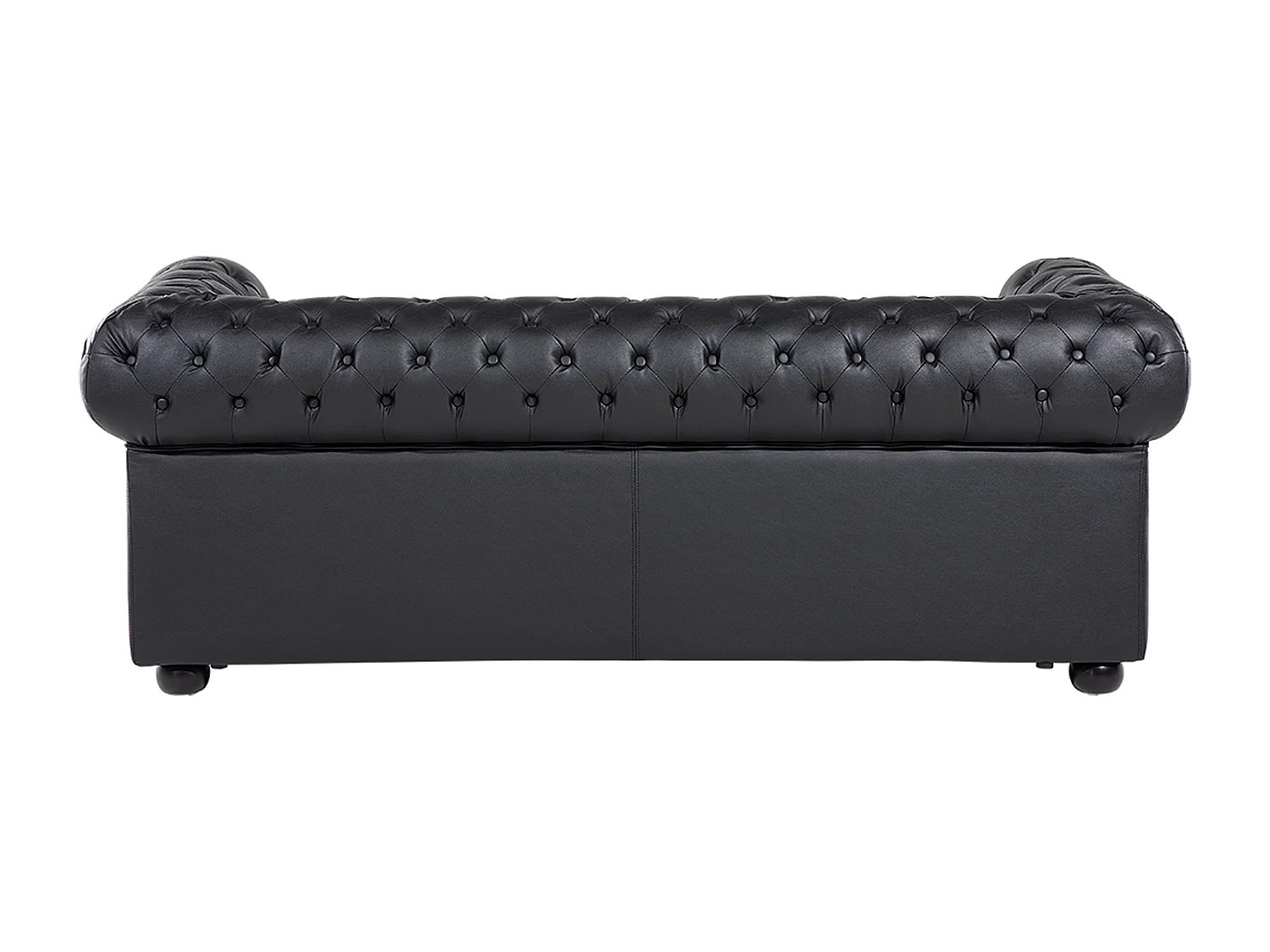 Bank CHESTERFIELD Leer Zwart 3-zitter