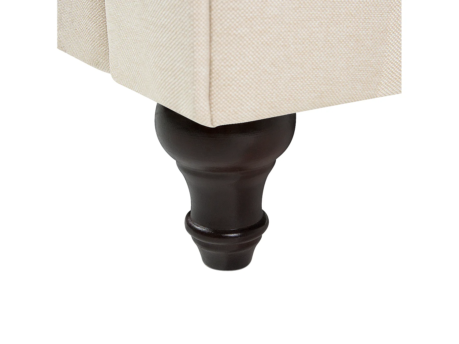 Canapé 3 places CHESTERFIELD Tissu Beige