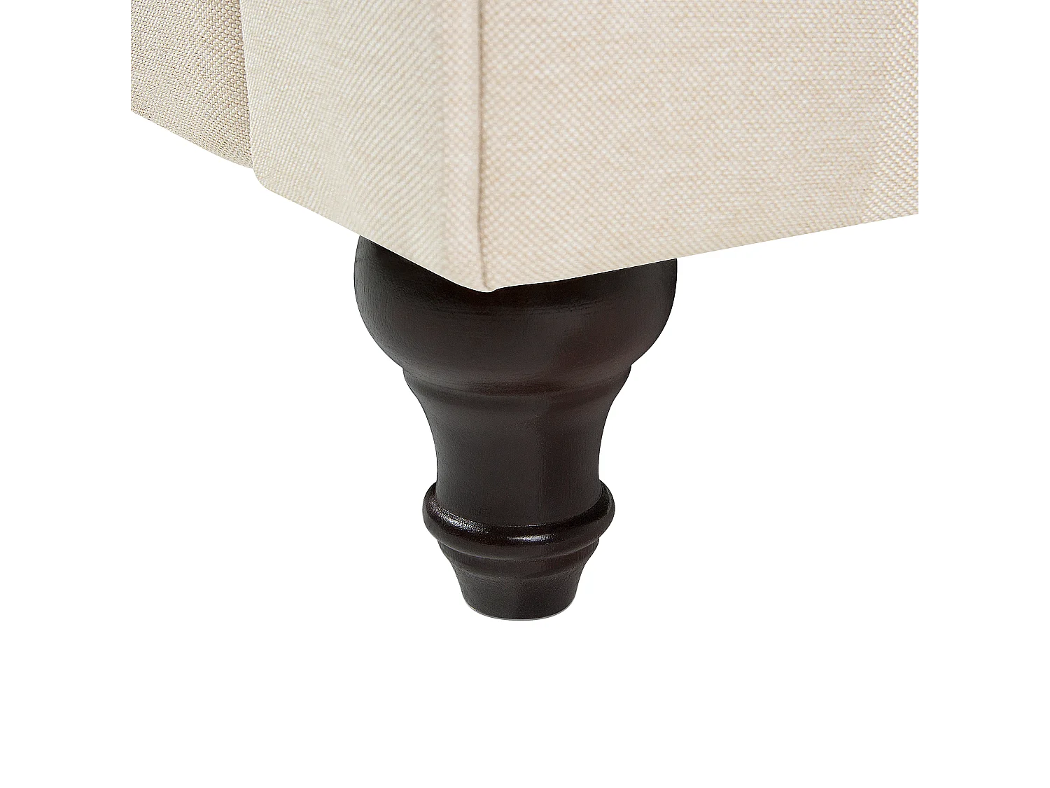 Canapé 3 places CHESTERFIELD Tissu Beige