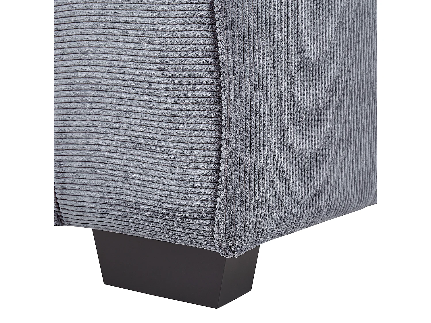 Bank VISKAN Corduroy Donkergrijs 3-zitter