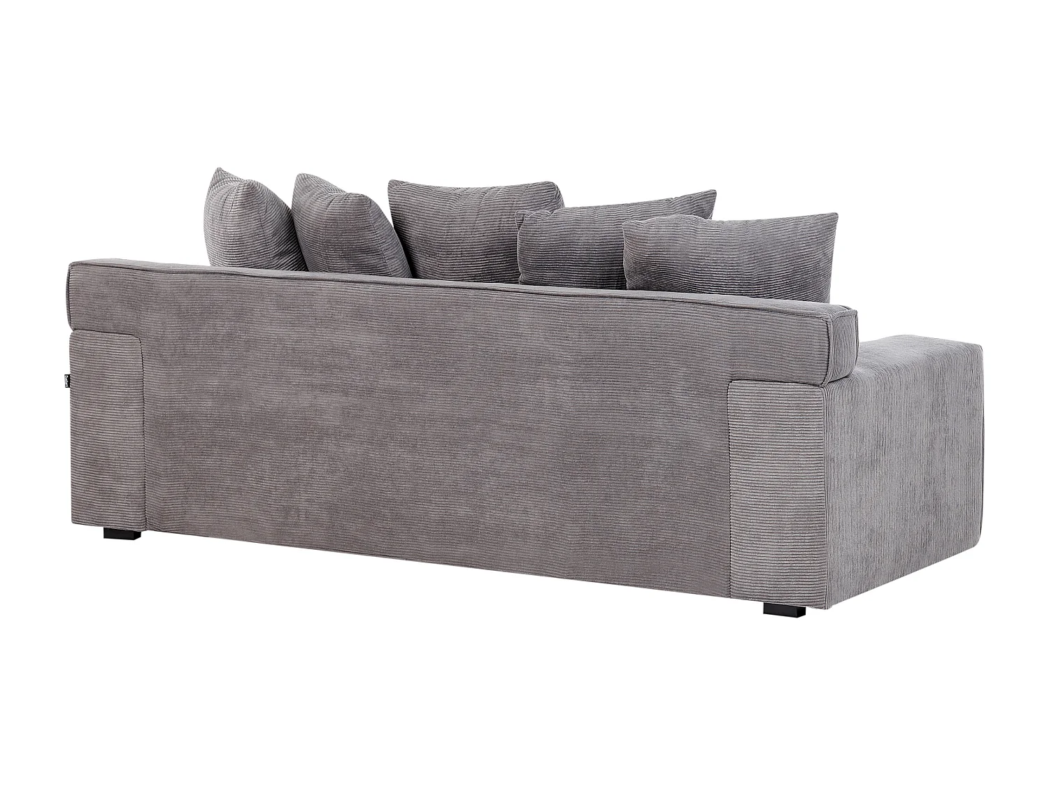 Bank VISKAN Corduroy Donkergrijs 3-zitter