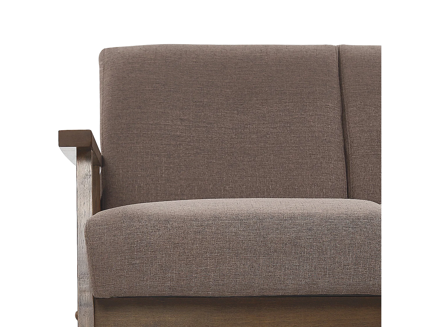 Divano ASNES Tessuto Marrone 2 posti