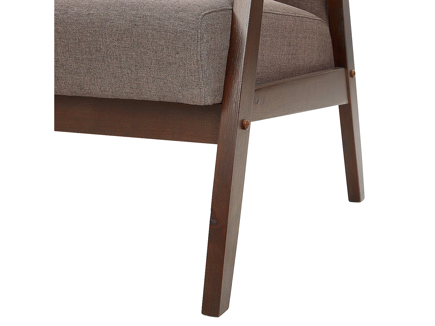 Divano ASNES Tessuto Marrone 2 posti