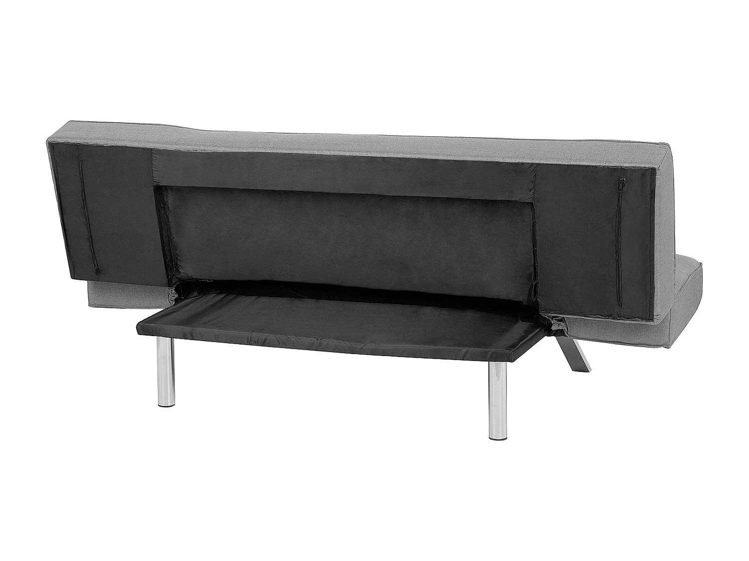 Canapé-lit 3 places BRISTOL Tissu Gris clair