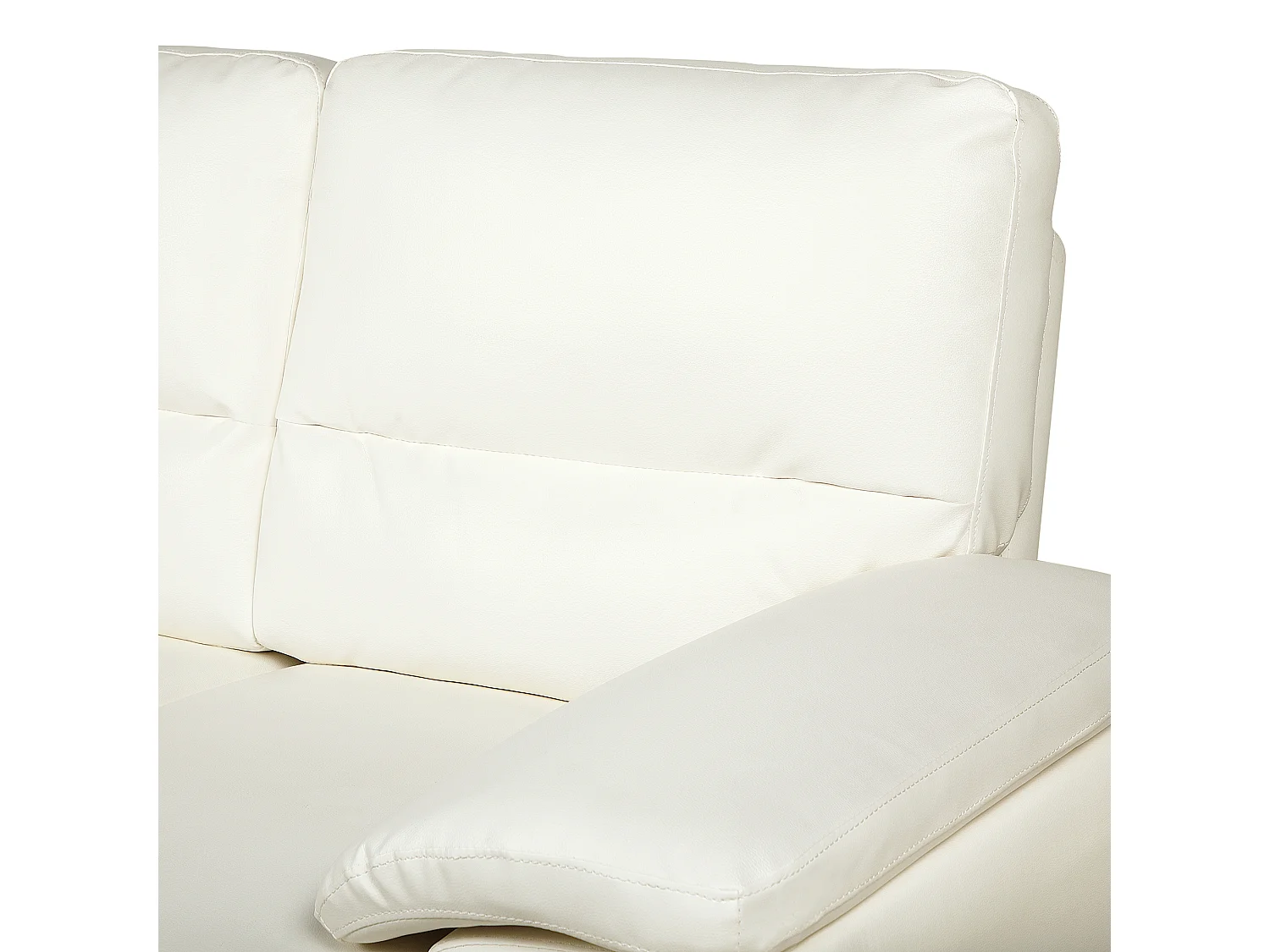 Sofa VOGAR Ekoskóra Jasnobeżowy dla 2 osób