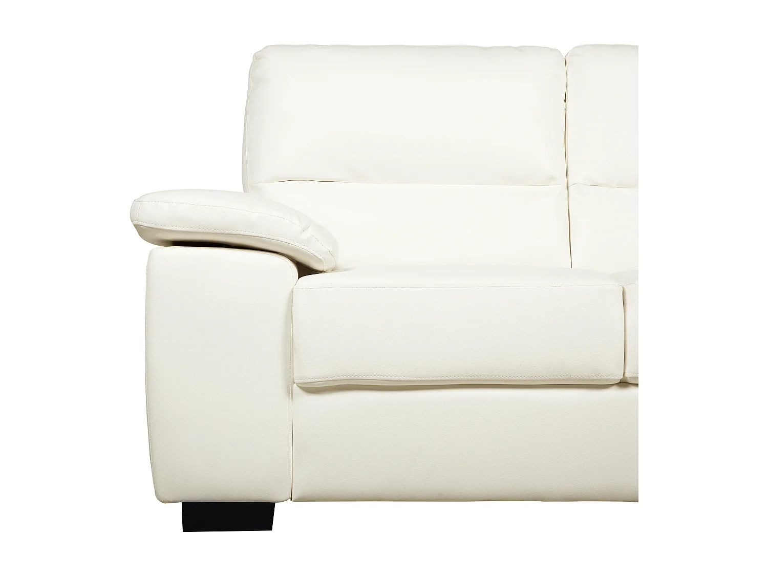 Bank VOGAR Kunstleer Lichtbeige 2-zitter