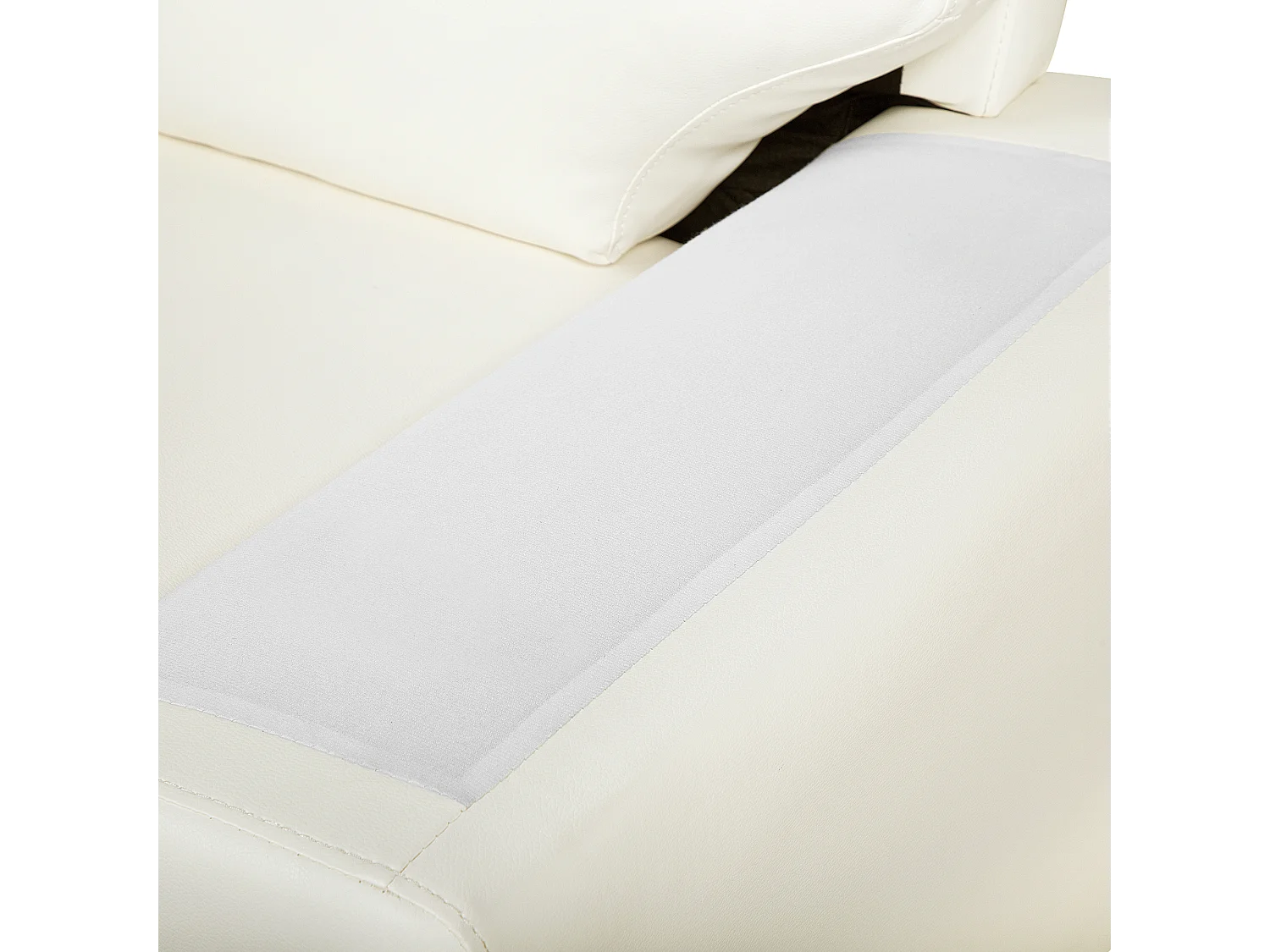 Bank VOGAR Kunstleer Lichtbeige 2-zitter