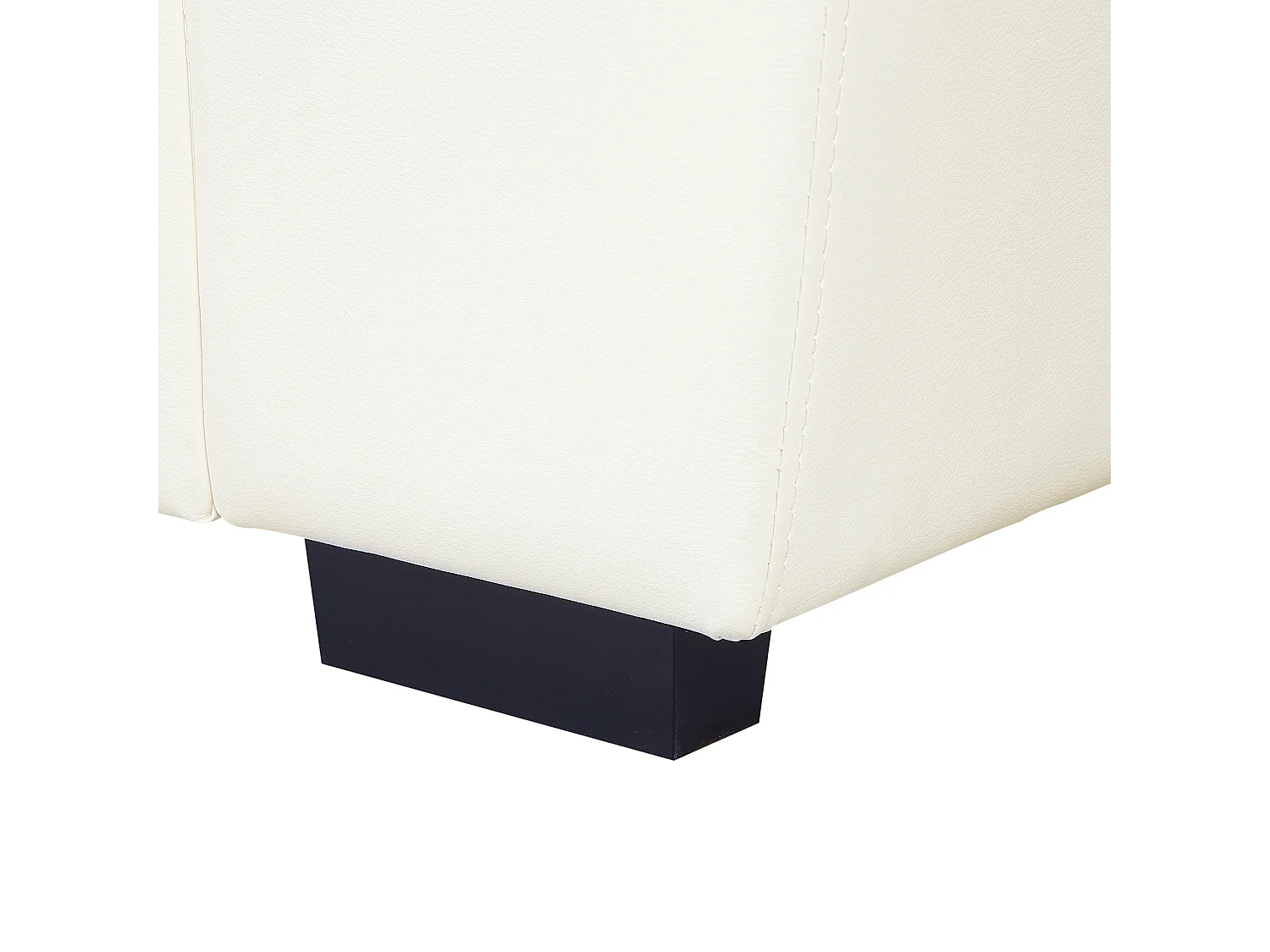 Bank VOGAR Kunstleer Lichtbeige 2-zitter