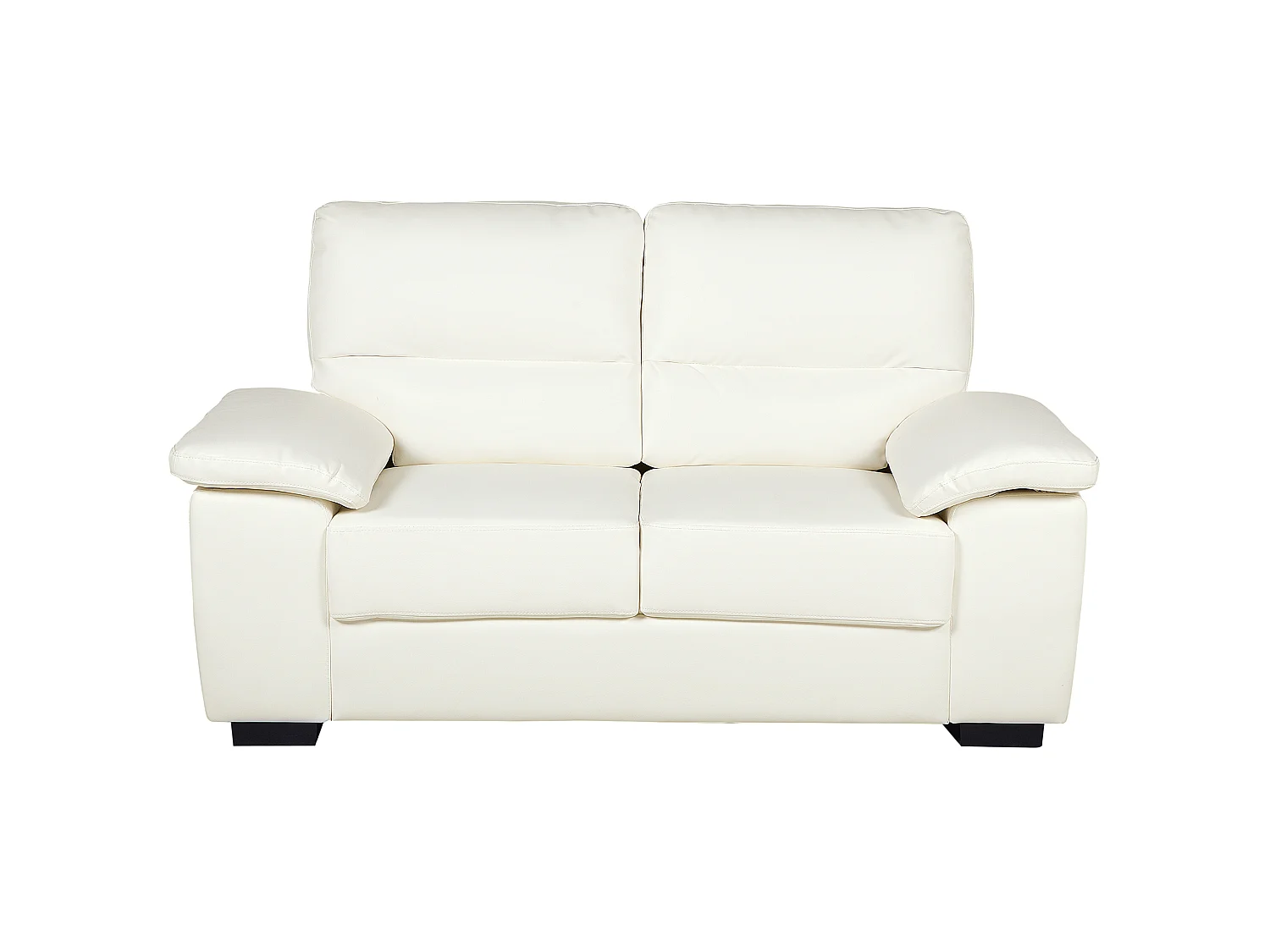Bank VOGAR Kunstleer Lichtbeige 2-zitter