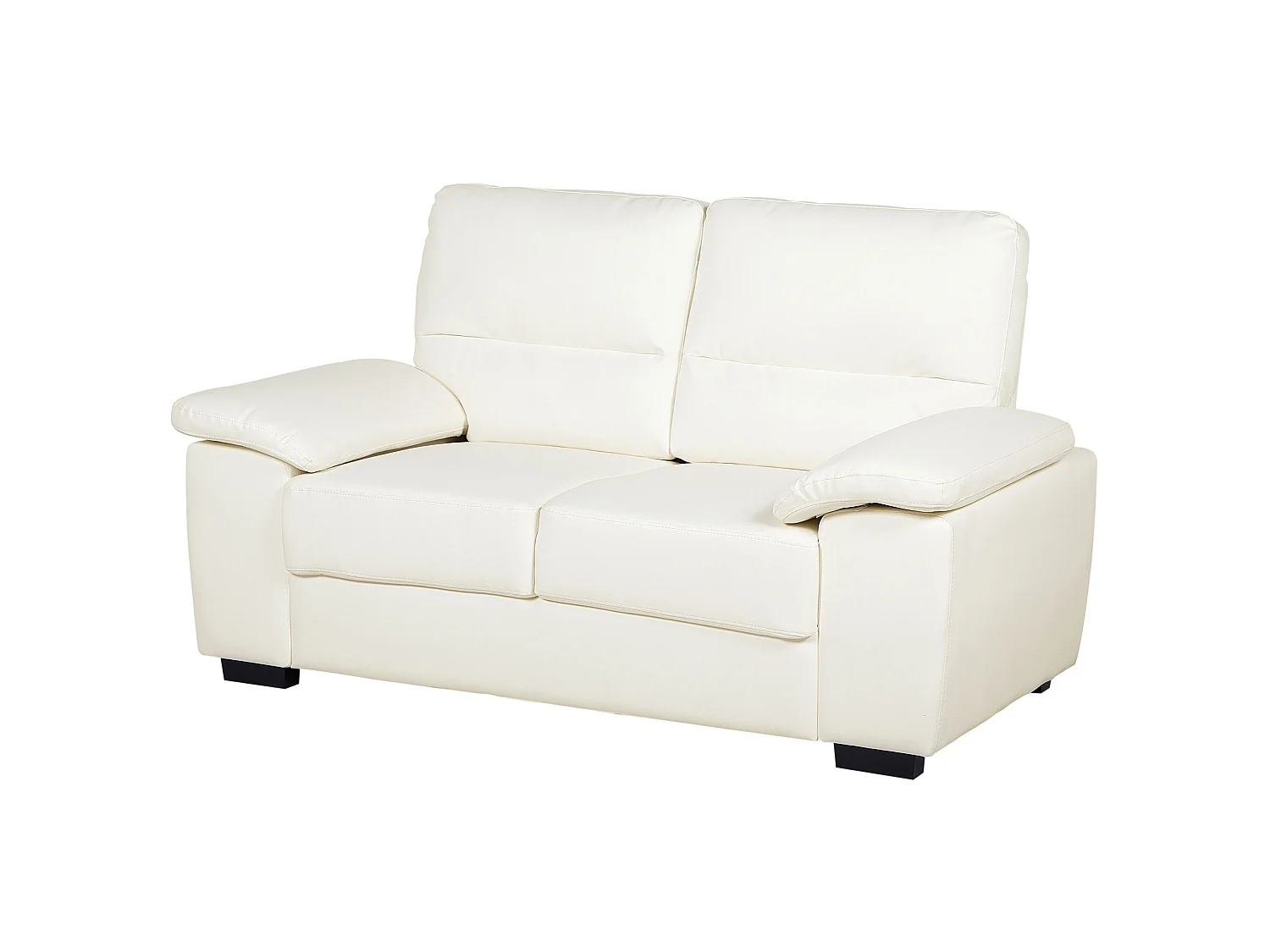 Bank VOGAR Kunstleer Lichtbeige 2-zitter