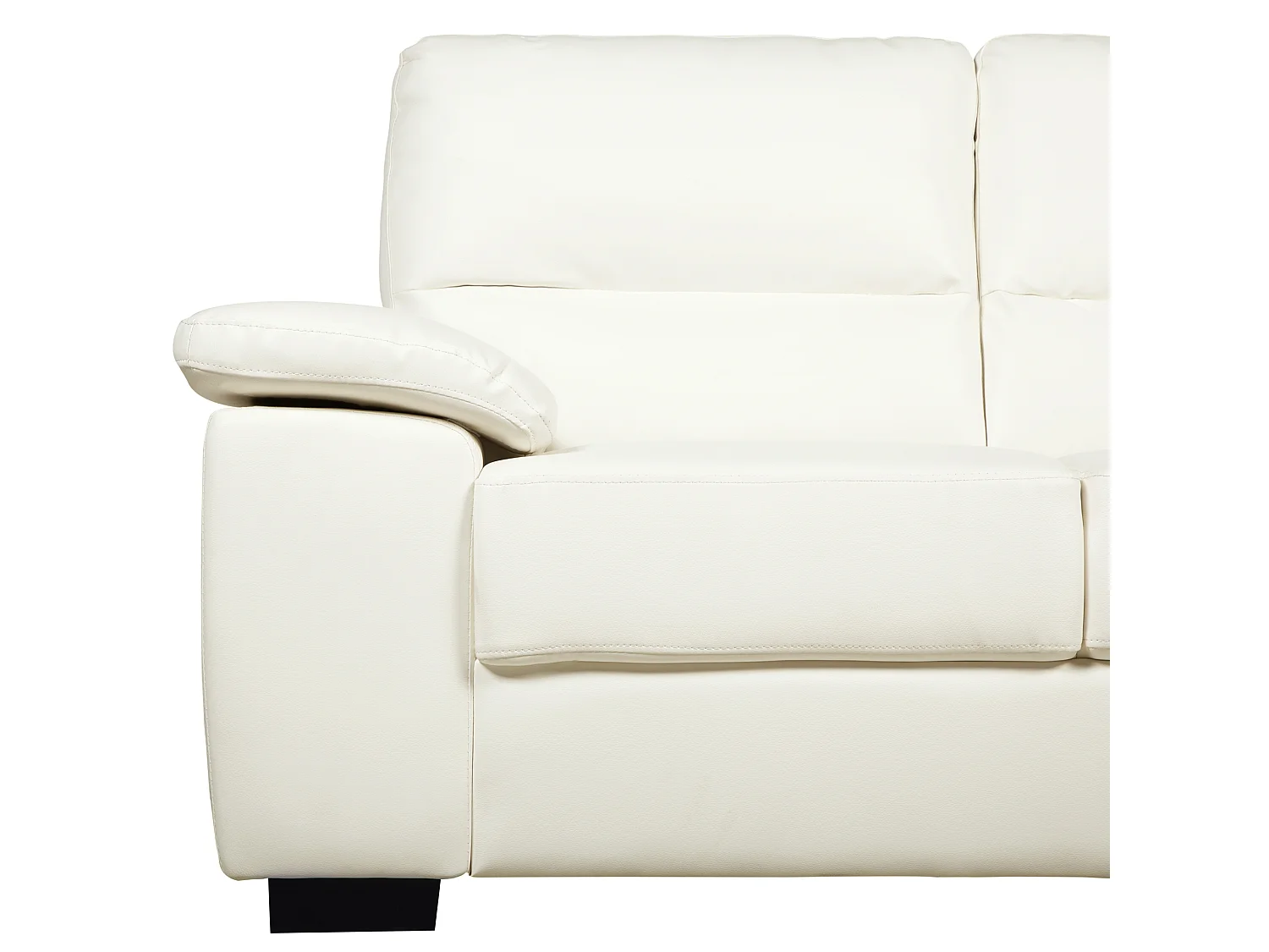 Bank VOGAR Kunstleer Lichtbeige 2-zitter