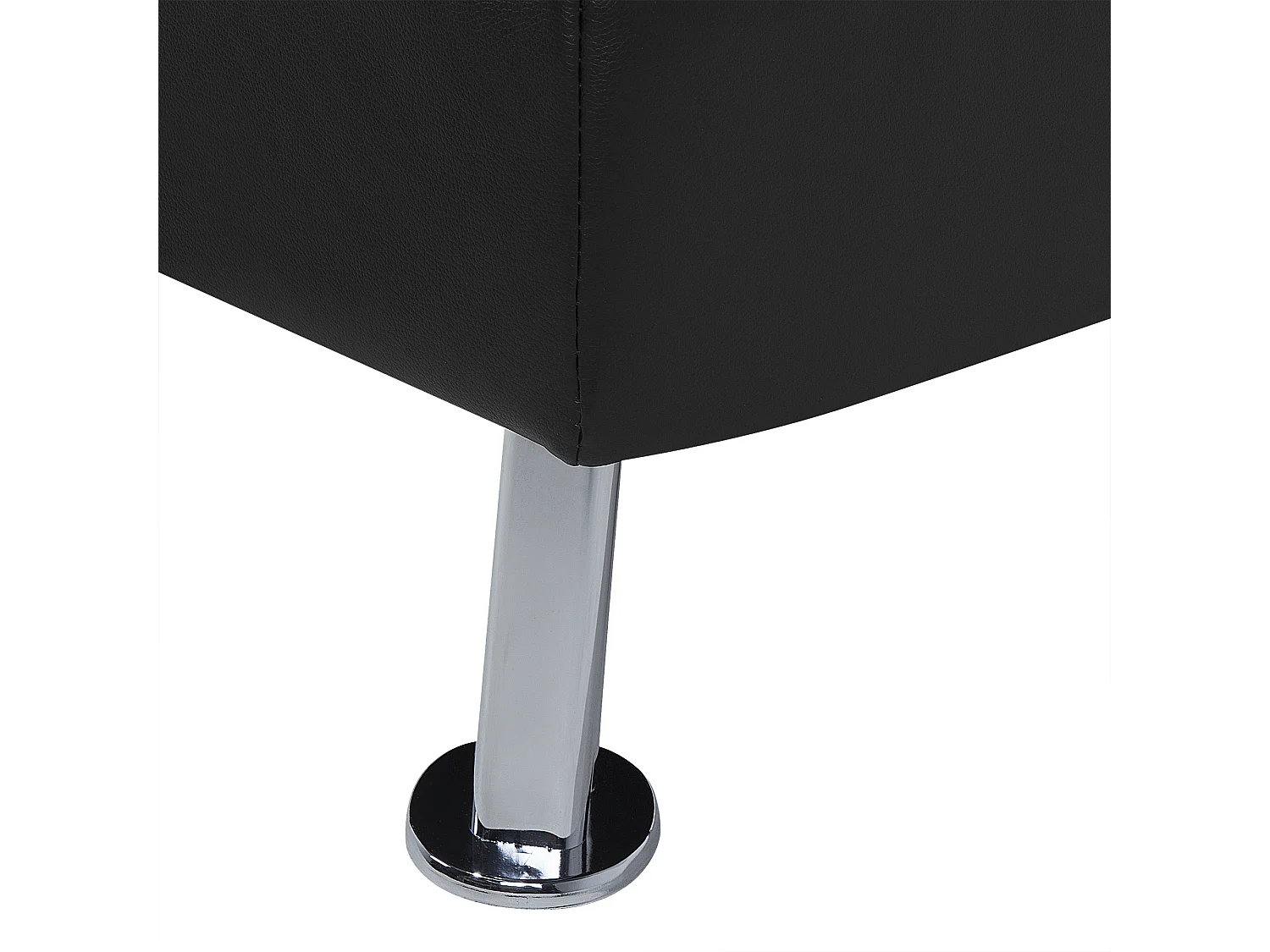 Canapé-lit 3 places ROXEN Cuir PU Noir